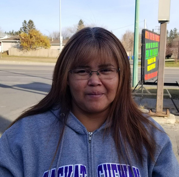 49-year-old Lana Head of James Smith Cree Nation